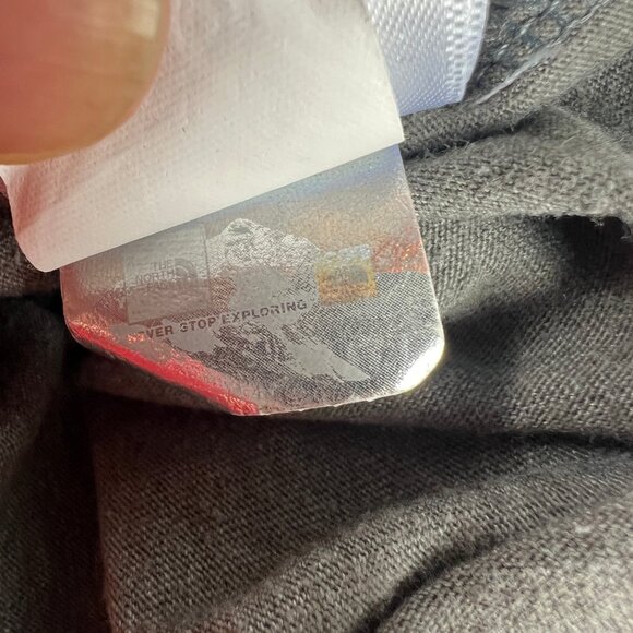 The North Face Shirt Adult Fits Like A Small Dark Grey Short Sleeve Tee Tag M - Picture 11 of 11